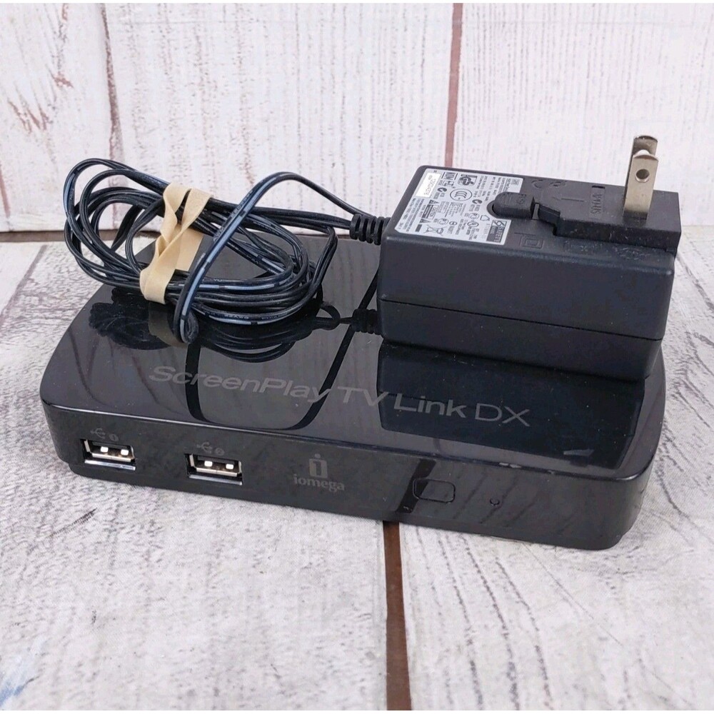 Iomega Screen Play TV Link DX - HD Media Player - UNIT + POWER CABLE ONLY Tested